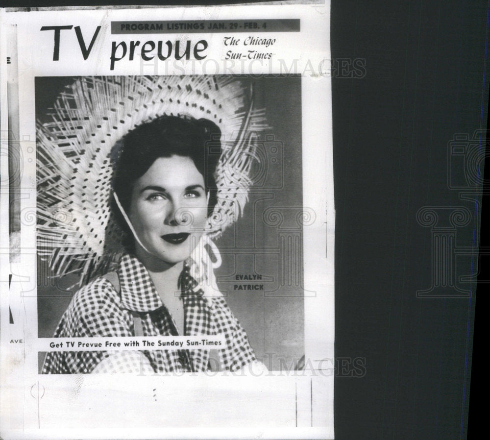 1956 Evalyn Patrick is hostess Dollar a Second, Channel's 7's Show - Historic Images