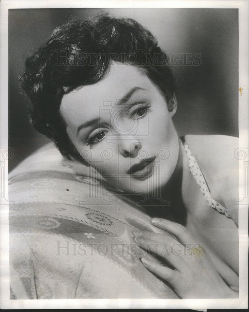 1955 Brunette Mary Parker Stars The Vise English Suspense Drama - Historic Images