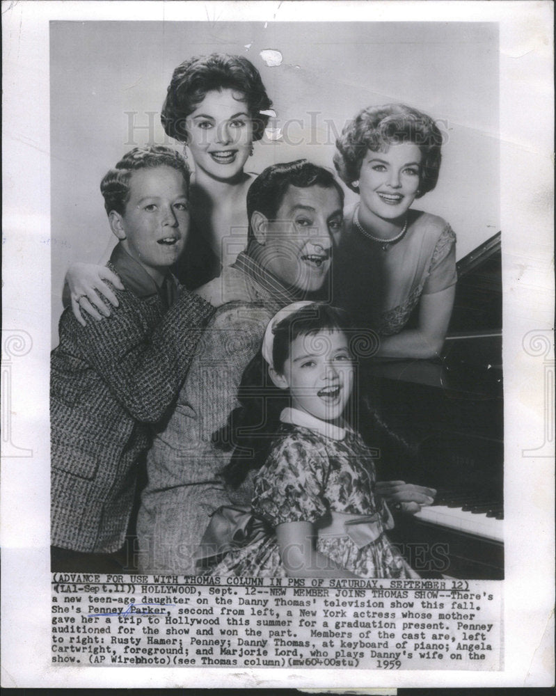 1959 Press Photo Penney Parker American Film Stage Television Actress Illinois - Historic Images