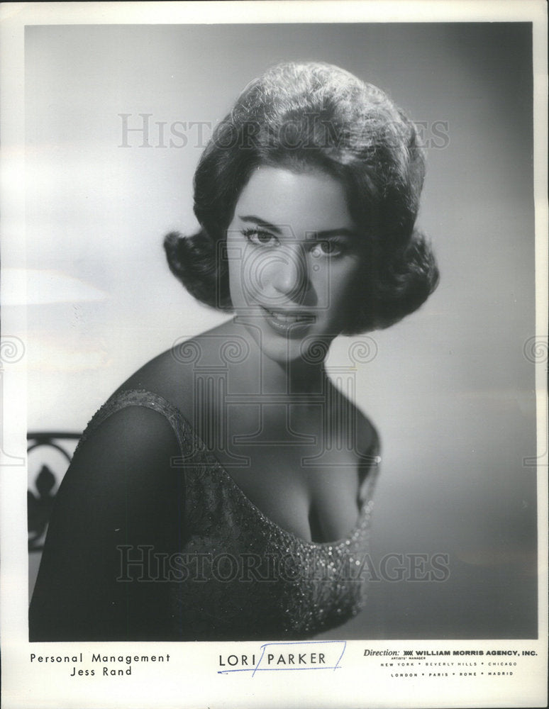1962 Press Photo Lori Parker Actress Personal Management Jess Rand - Historic Images