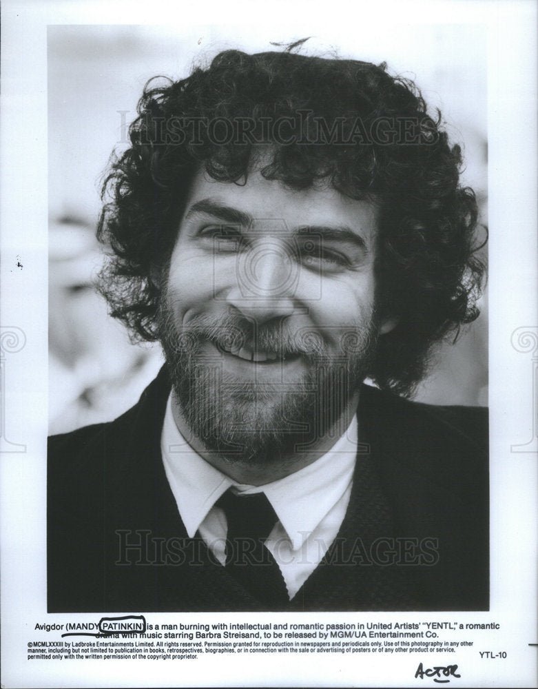 1985 Press Photo Actor Mandy Patinkin - Historic Images