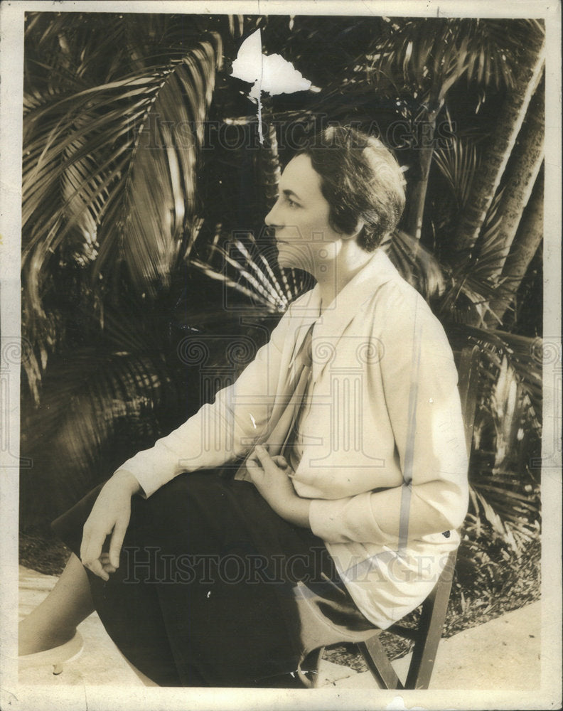 1930 Press Photo Lucy Parker Fashion Coordinator - RSC97129 - Historic Images