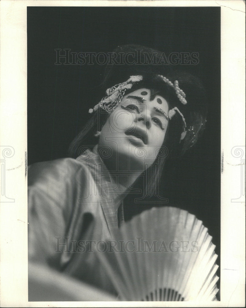 1972 Press Photo Polly Penn at Old Town Players workshop - Historic Images