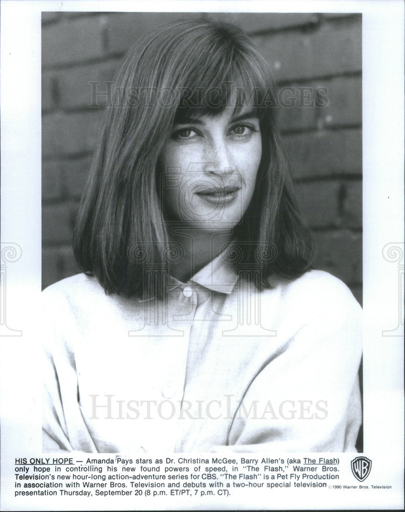 PRESS PHOTO AMANDA PAYS ENGLISH ACTRESS - Historic Images
