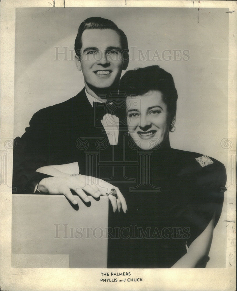 Press Photo Phyllis Palmer Husband Chuck Black Onyx Singer Pianist - Historic Images