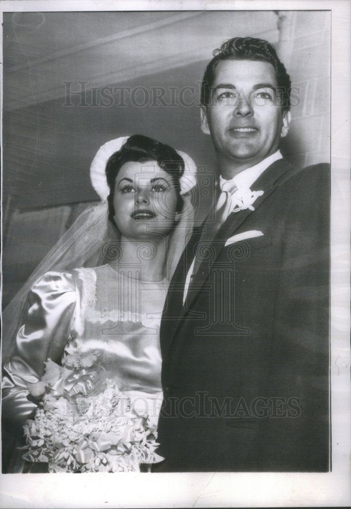 Press Photo Ruth Hampton Byron Palmer Miss New Jersey - Historic Images