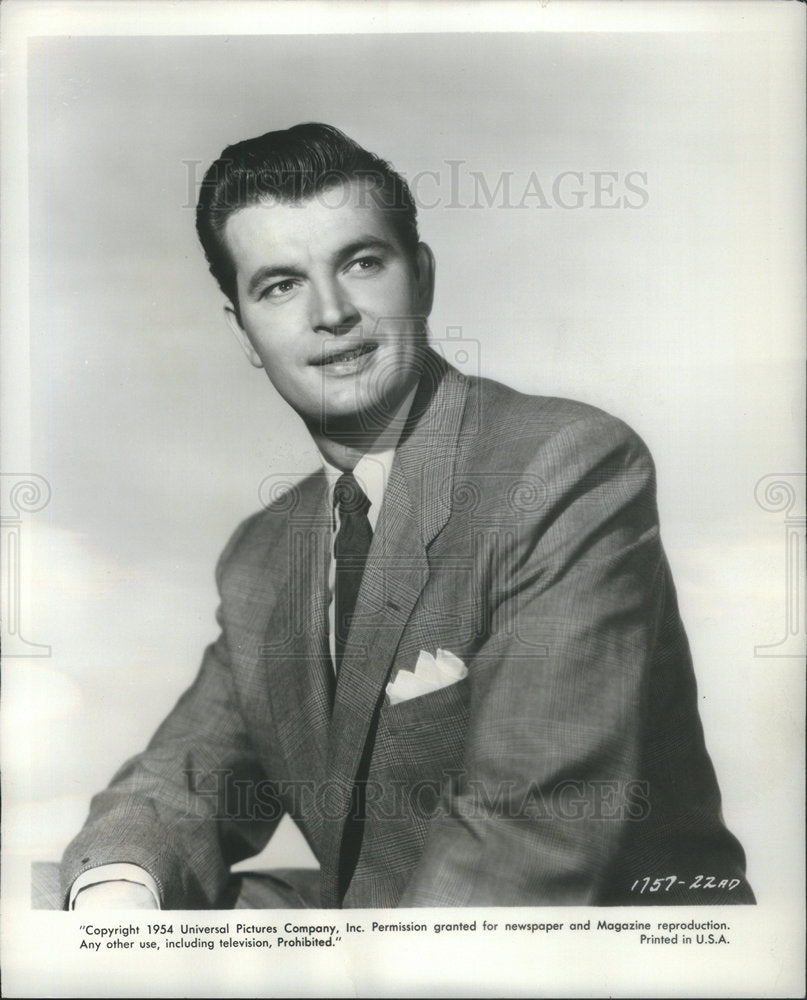 1954 Press Photo Gregg Palmer American Film &amp; Television Actor - Historic Images