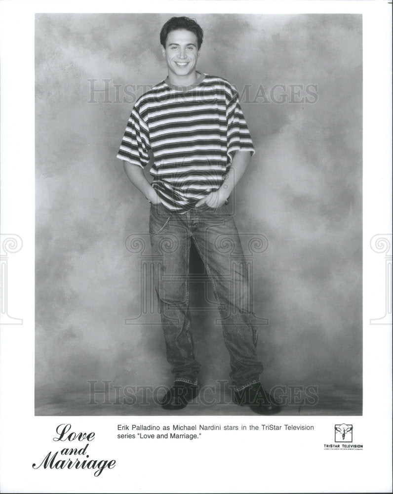 press photo Erik Palladino stars in the TV series &quot;Love and Marriage&quot; - Historic Images