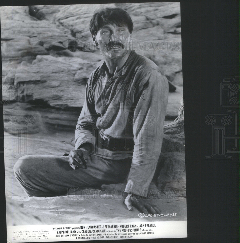 1967 Press Photo Jack Palance Burt Lanchaster The Professionals - Historic Images