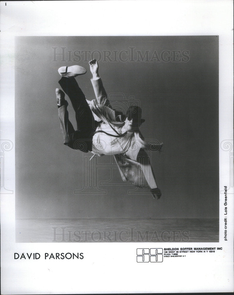 1988 Press Photo Choreographer David Parson Bring Dance Troupe To Dance Center - Historic Images