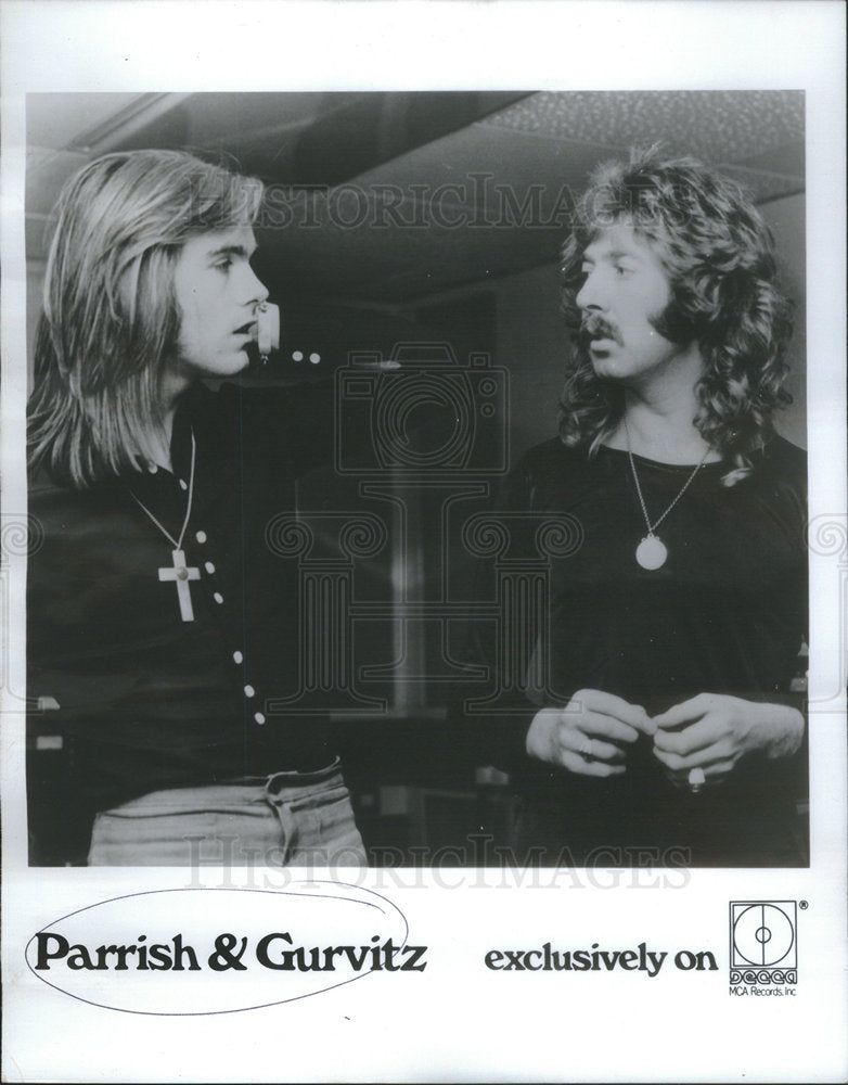 1972 Parrish and Gurvitz singing duo - Historic Images