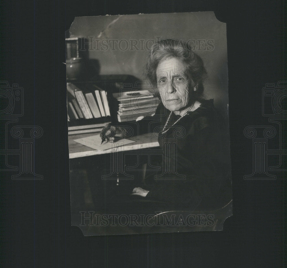 1929 Press Photo Emma K Pannish Author - Historic Images