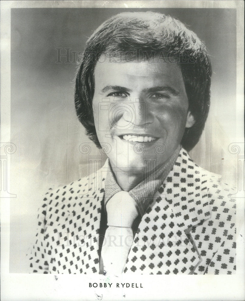 1977 Press Photo Bobby Rydell is an American Professional Singer. - Historic Images