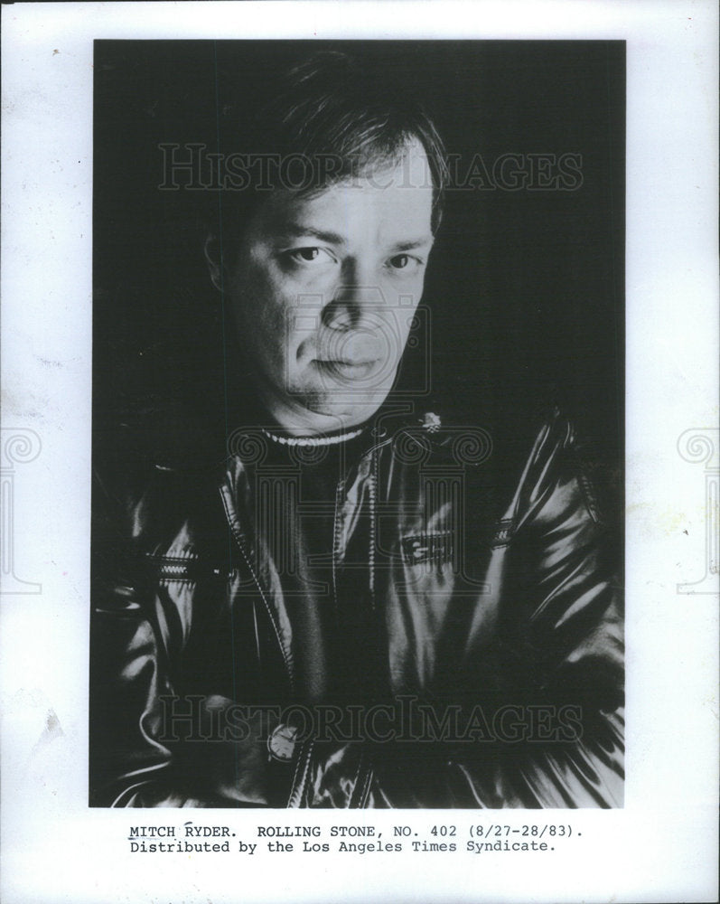 1992 Press Photo Mitch Ryder Detroit Rocker William Levise - Historic Images