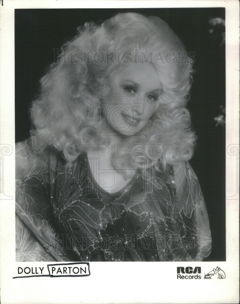 1983 Press Photo Dolly Parton Singer Musical Star - Historic Images