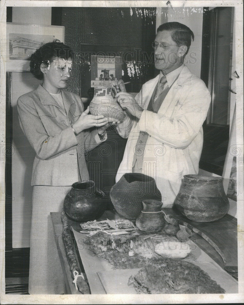 1952 Dr. Paul S. Martin Chief Curator of Anthropology Chicago Museum - Historic Images