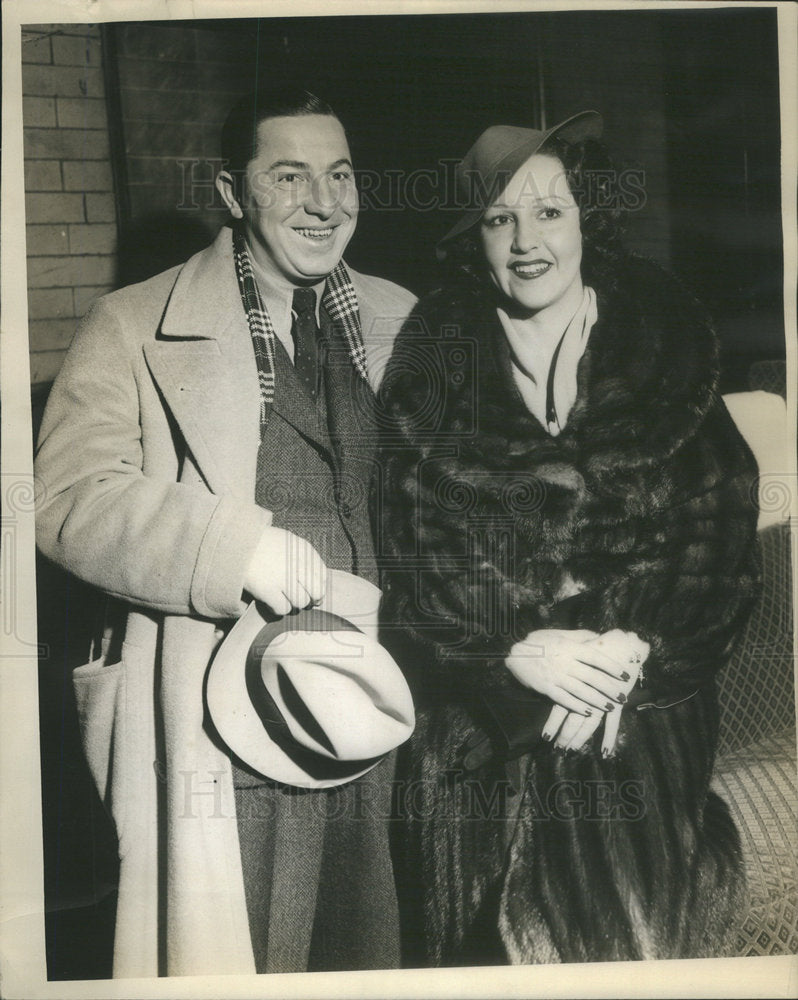 Press Photo Joe Penner American Radio & Film Comedian - Historic Images