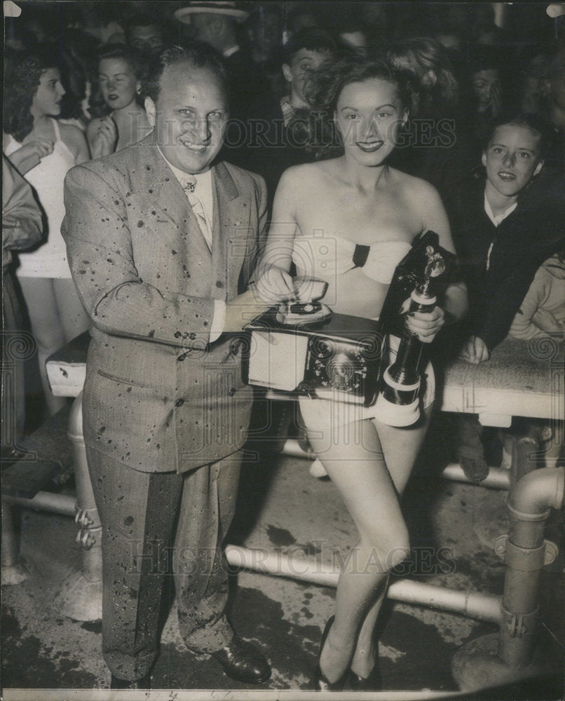1948 Celeste Ravel Miss North Side Beauty Contest - Historic Images