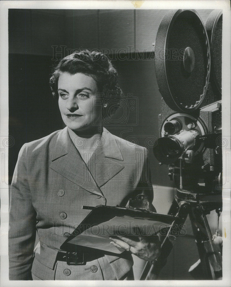 1956 Mrs Kathleen Rawlings Producer Of Nationally Televised Program - Historic Images