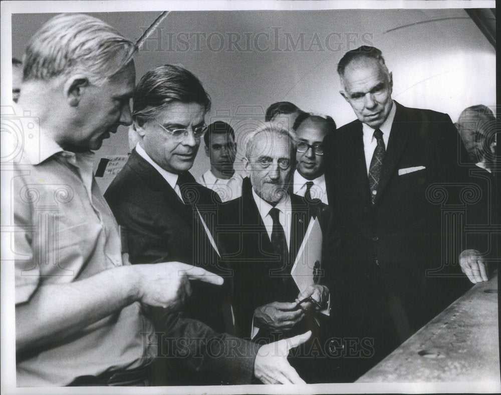 1970 Francois Perrin, retired chairman French Atomic Energy Comm - Historic Images