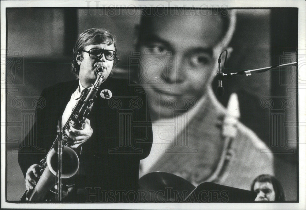 1979 Press Photo TENOR SAX PLAYER ED PETERSON - Historic Images