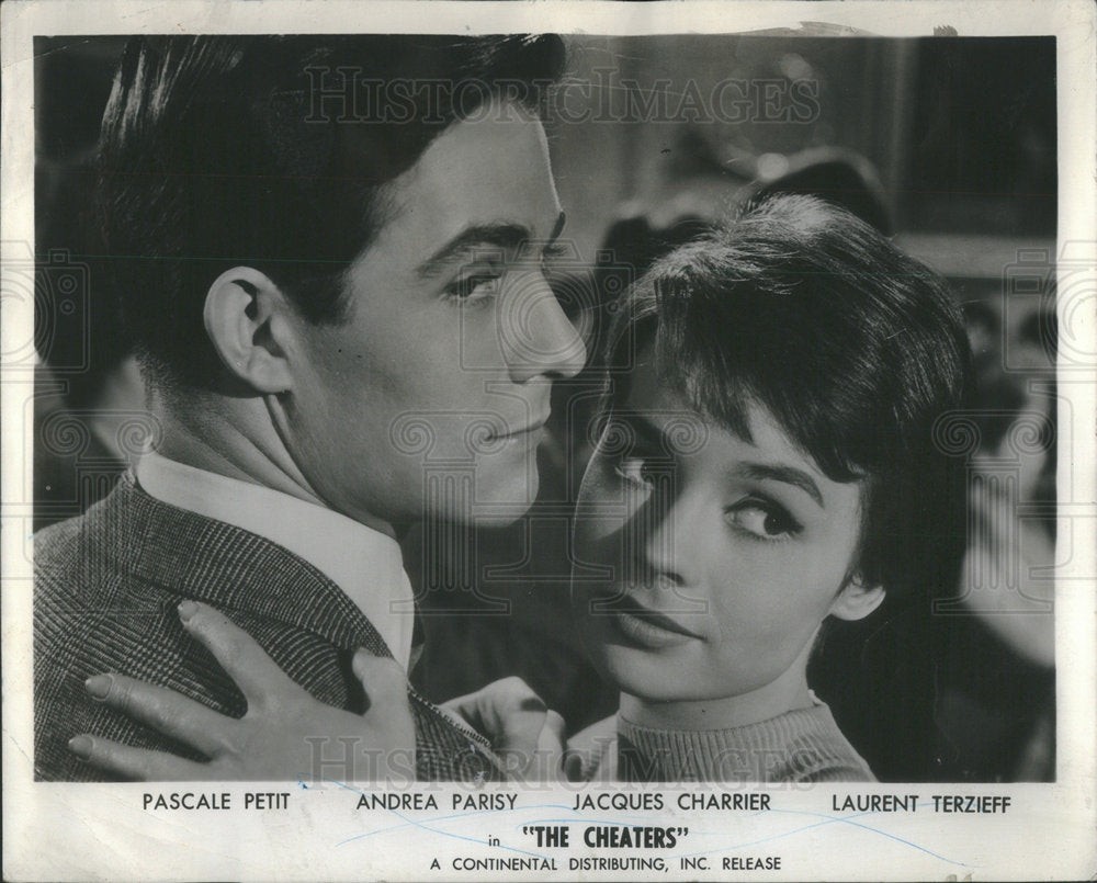1961 Press Photo PASCALE PETIT JACQUES CHARRIER - Historic Images
