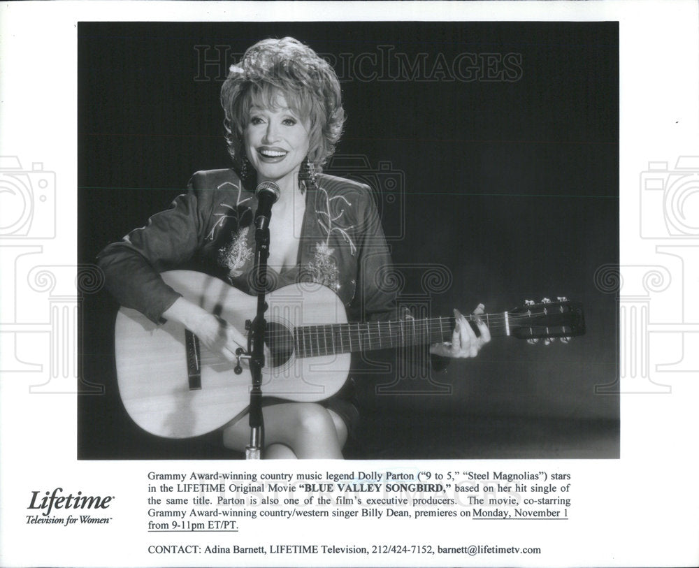Press Photo Dolly Parton American Singer & Songwriter - Historic Images