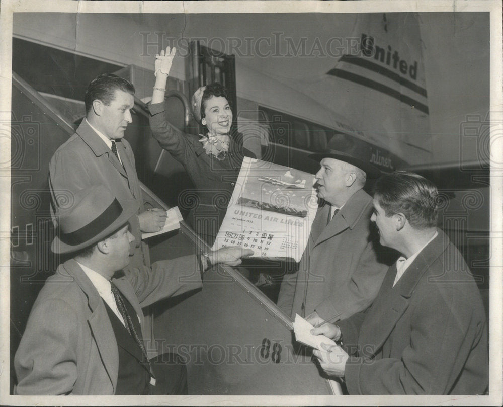 1953 Press Photo Pamela Martin - Historic Images