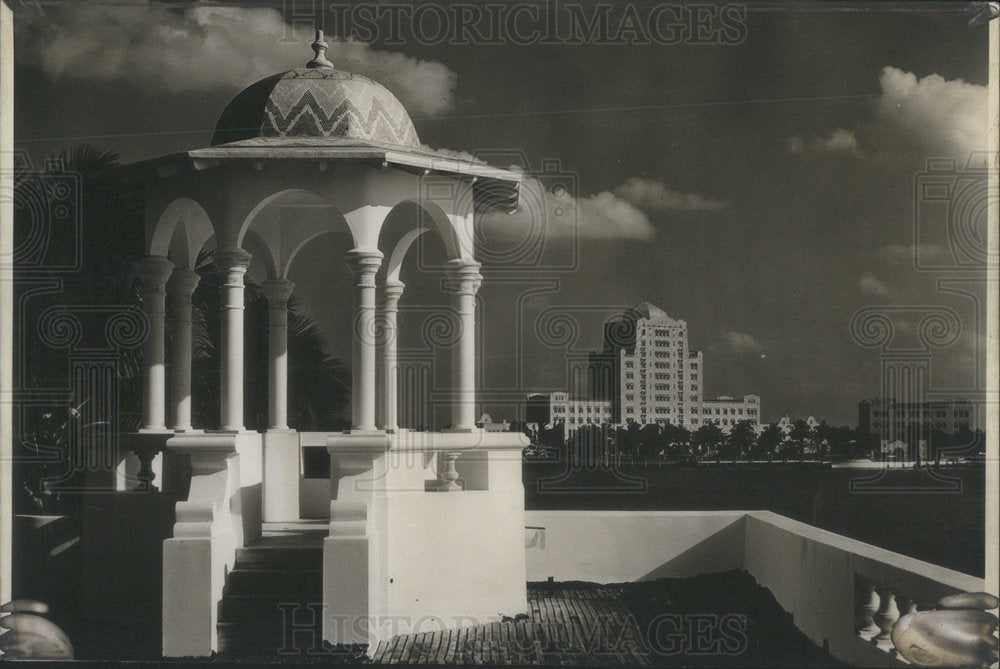 1928 Press Photo View Of Home of JC Penney Miami Florida - Historic Images