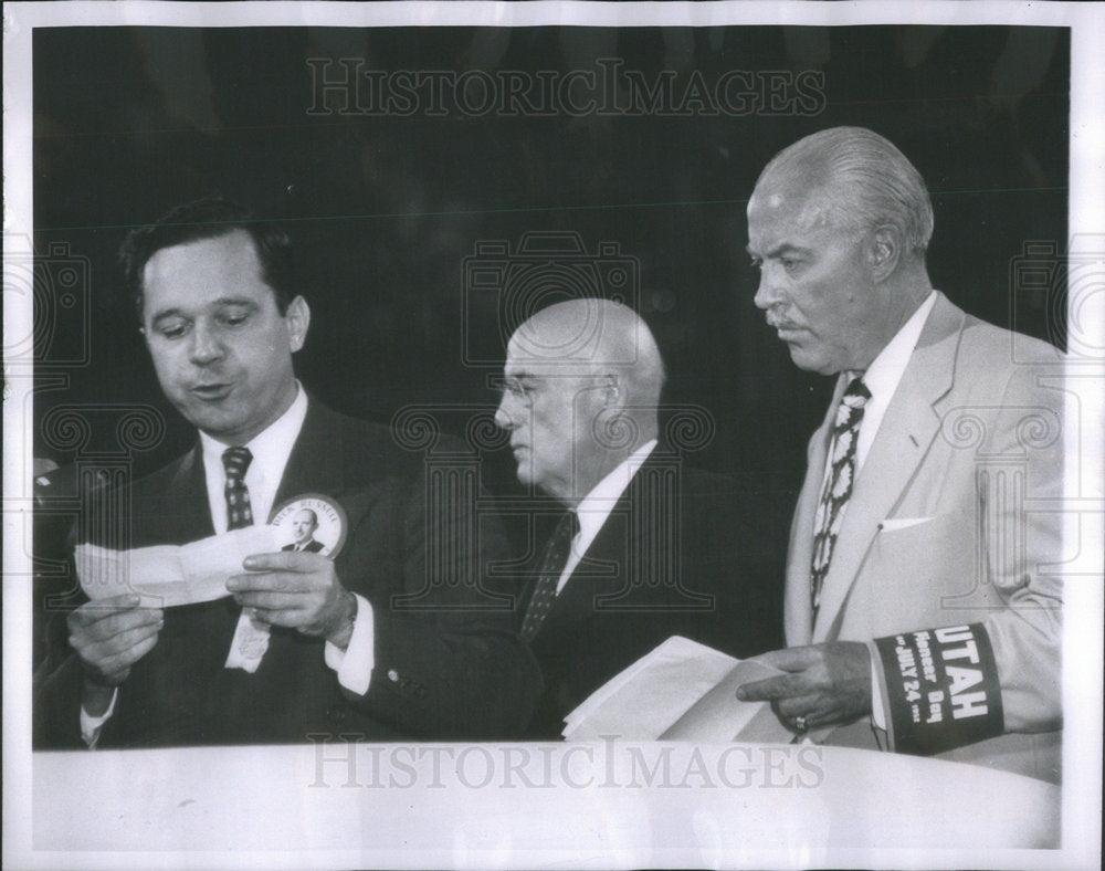 None Calvin Rawlings And Russell Long Reads Pledge To Support Democratic Party - Historic Images