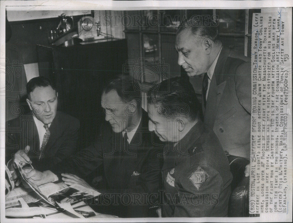 1958 Press Photo Tommy Rawson, Henry Lamar,Otis M Whitney,Tommy McFArland - Historic Images