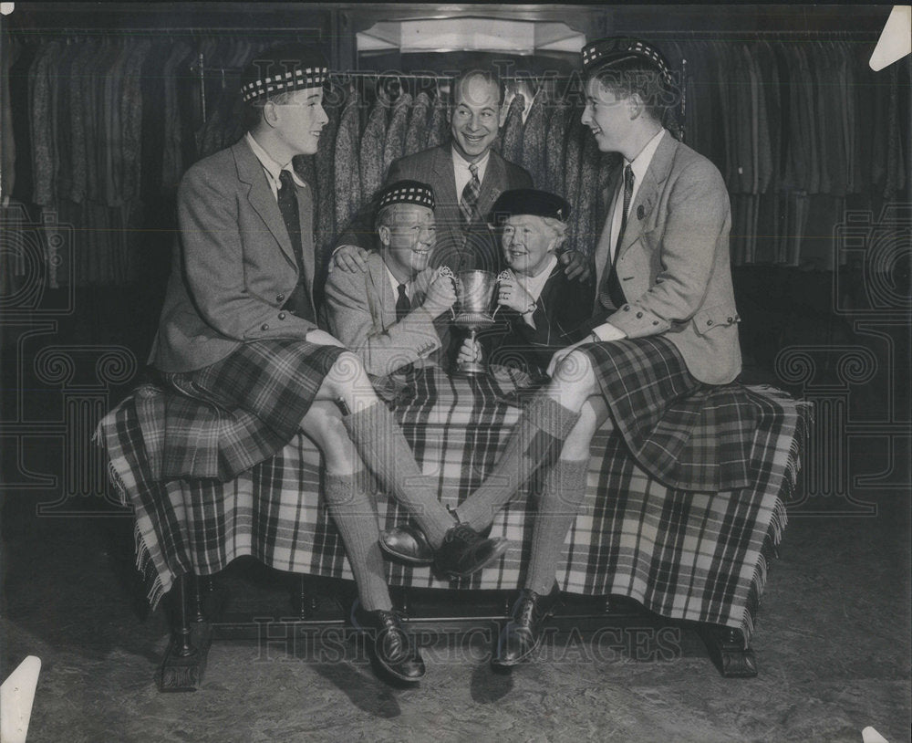 1953 Flora MacLeod, Richard Clark Frasier,Arthur Rissman,Patrick &amp; James MacLeod - Historic Images