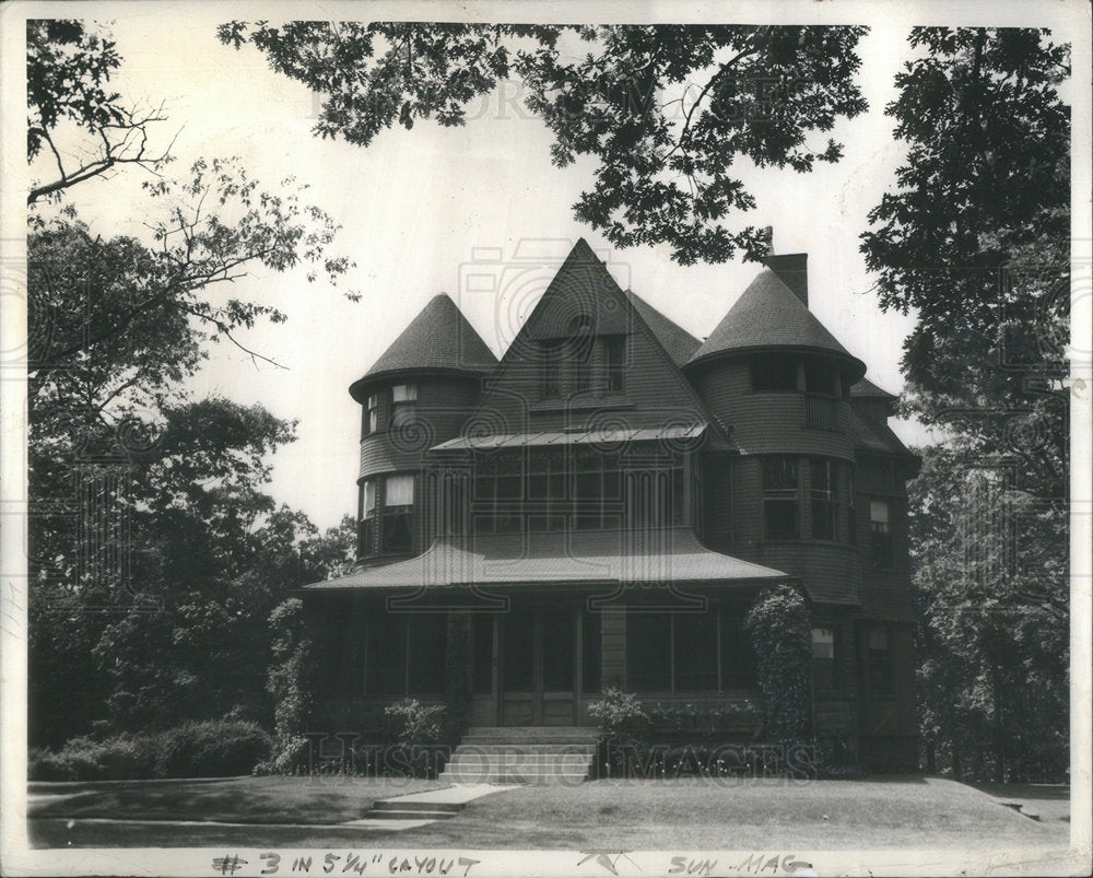 1939 Home Of Andrew MacLeish Police Commander Glencoe Illinois - Historic Images