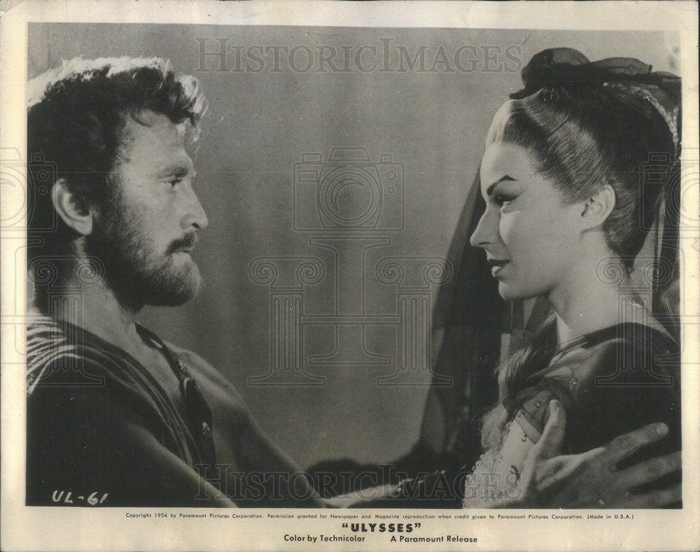 1955 Scene From Ulysses Starring Italian Actress Silvana Mangano - Historic Images