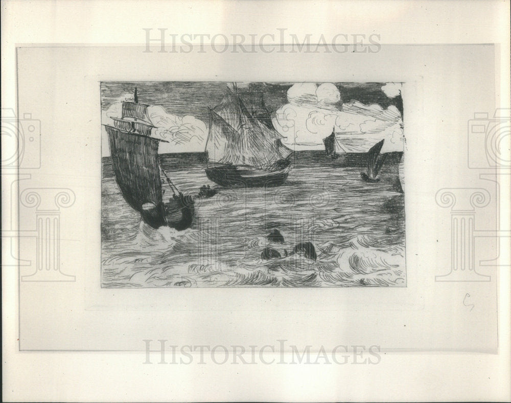 1985 Press Photo Painting by Edouard Manet - Historic Images