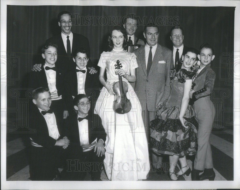 1954 Talented performers Ted Mack's Original Amateur Hour - Historic Images