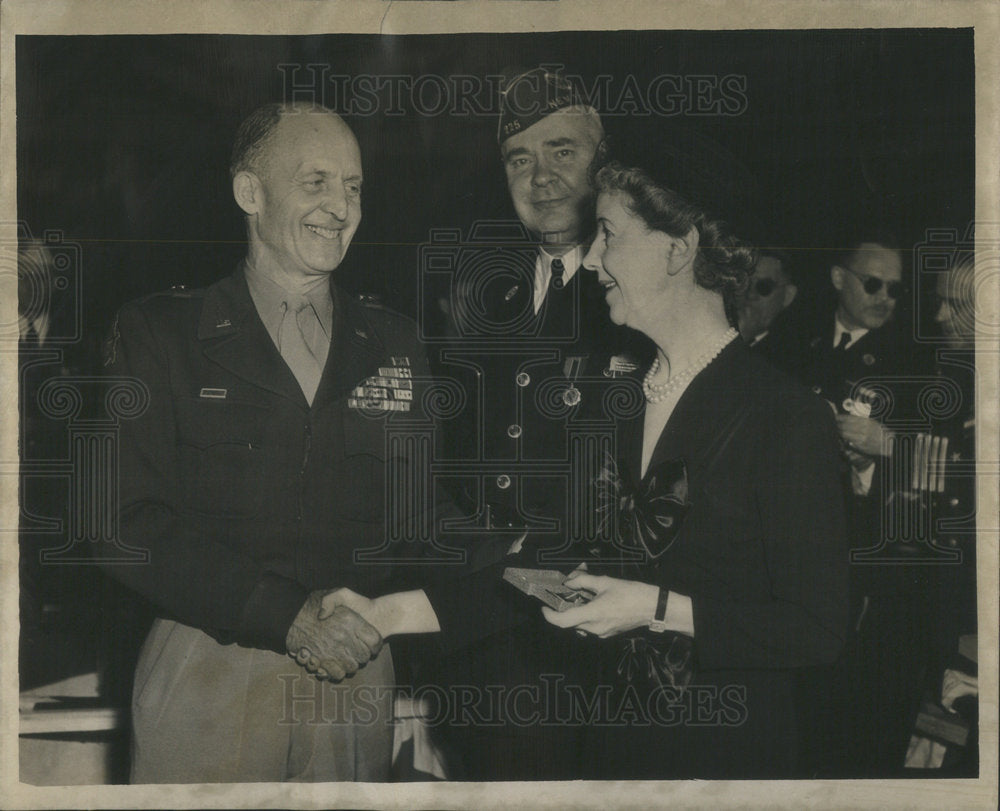 1945 Brig Gen Hanford Nider At Legion Convention - Historic Images