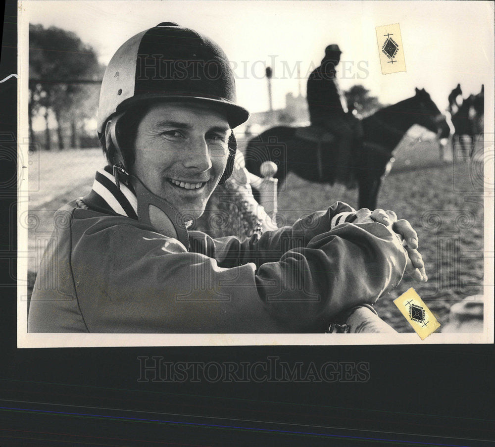 1981 Press Photo Ray Sebille Top Jockey Illinois - Historic Images