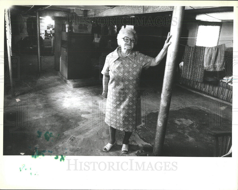 1984 Press Photo Ms. Rose Rolek was a Victim of Fraud - Historic Images