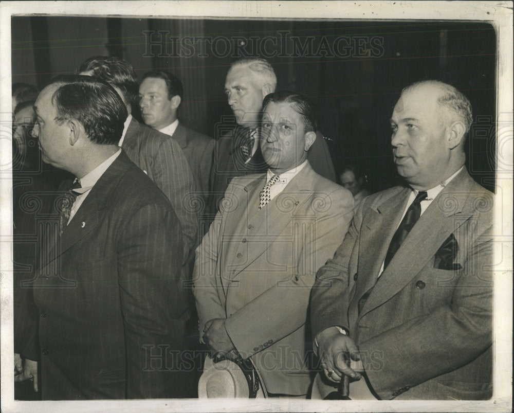 1940 Press Photo Official of the Bartender&#39;s Union Arraigned - Historic Images