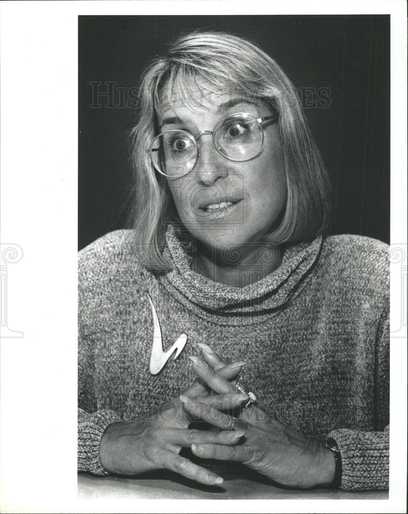 1991 Press Photo Letty Cottin Pogrebin author Deborah Golda &amp; Me - Historic Images