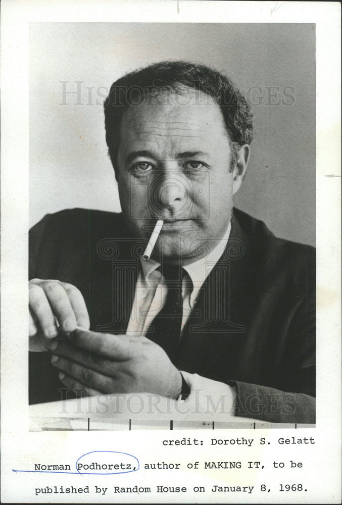 1993 Press Photo Robert Podhoretz,author - Historic Images