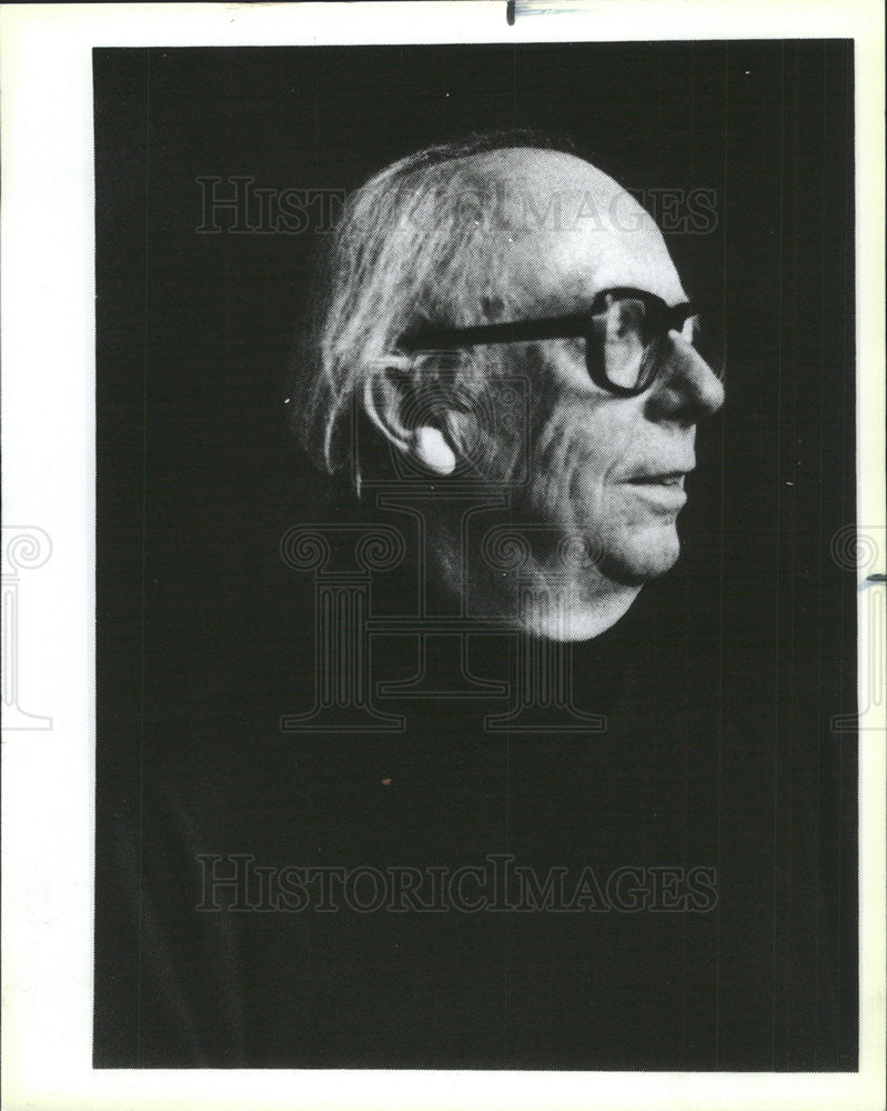 1984 Press Photo Scott Elledge Professor Cornell University EB White Biographer - Historic Images