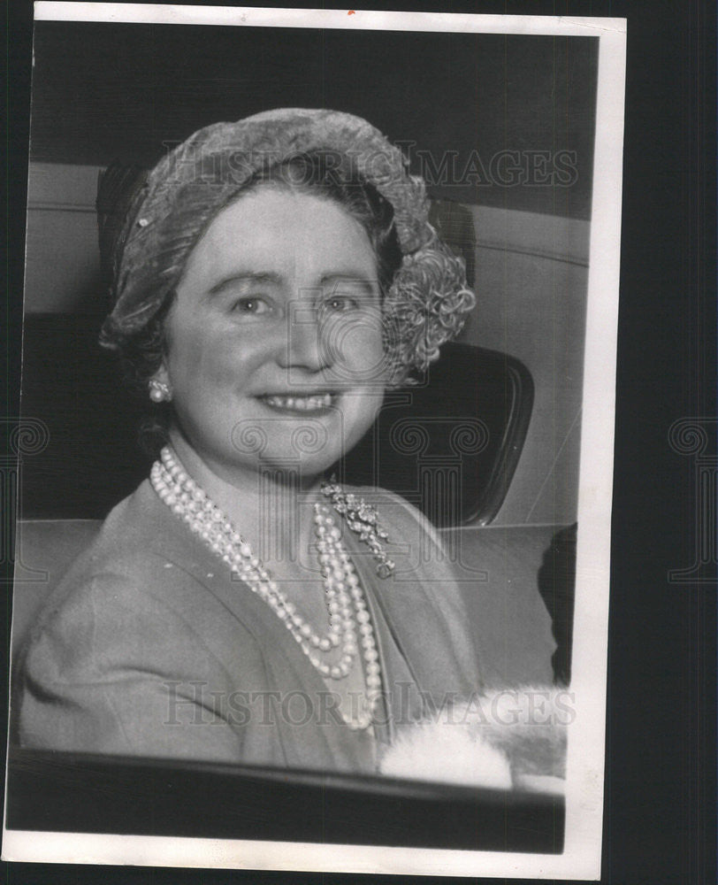 1954 Press Photo Queen Mother Elizabeth British Royal Family - Historic Images