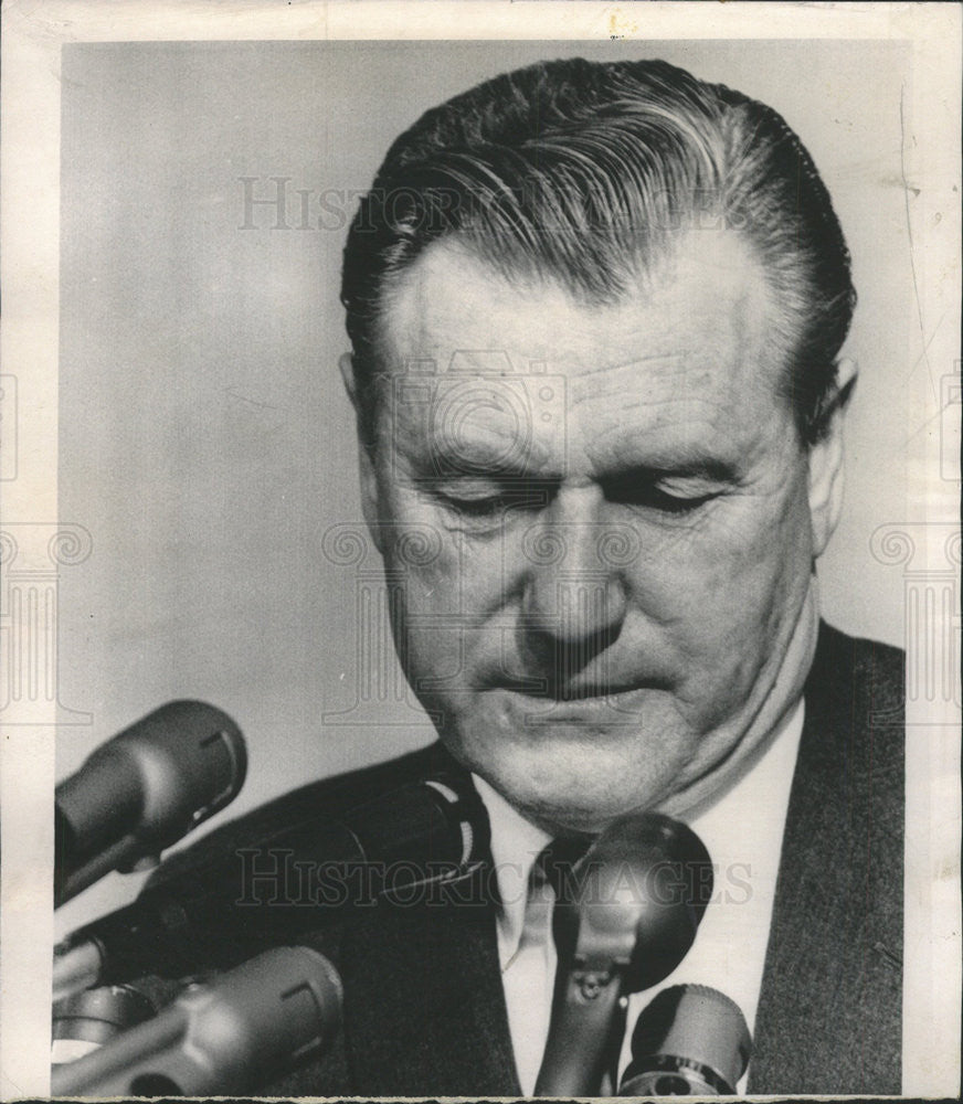 1964 Press Photo New York Governor Nelson Rockefeller at Gov. Conference - Historic Images