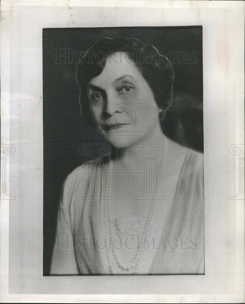 1950 Press Photo Mrs. Theodore W. Robinson, Founder And President, Welfare - Historic Images