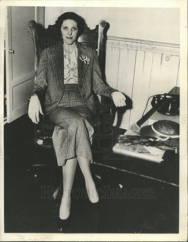 1936 Press Photo Mrs  Frances A.Robinson - Historic Images