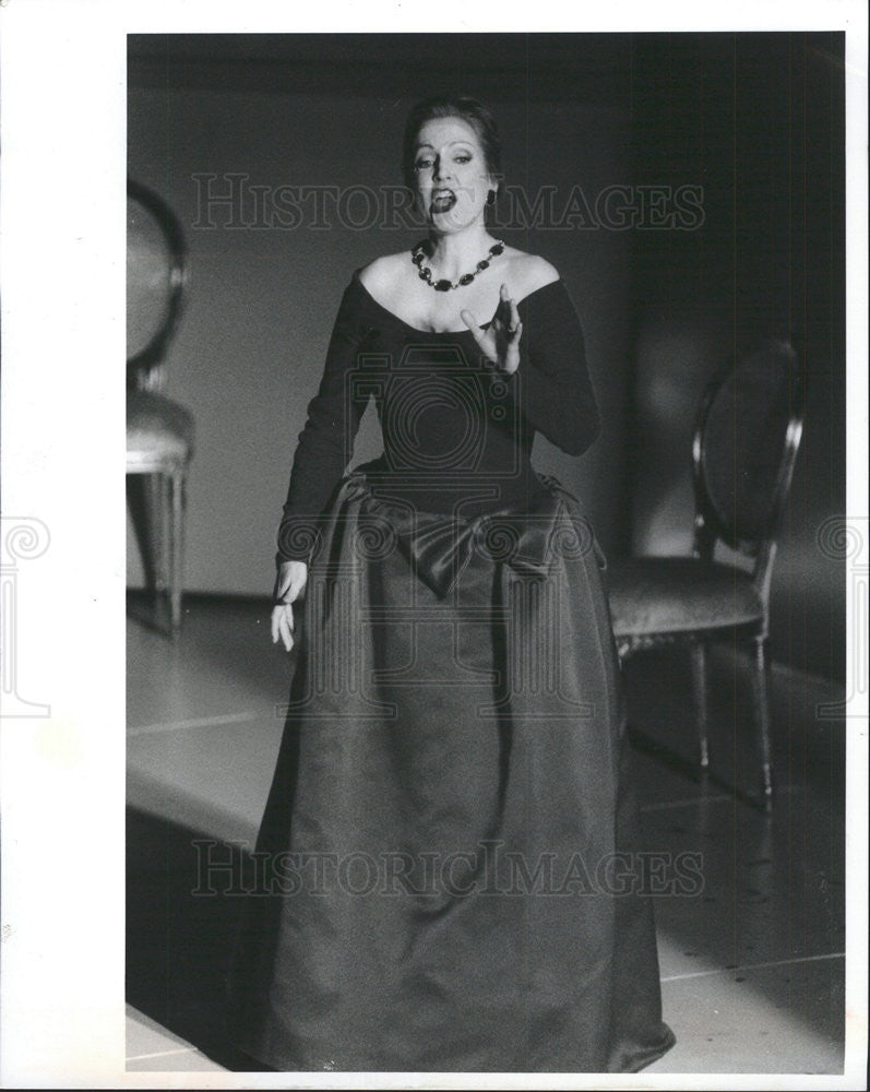 1992 Press Photo Joan Rodgers British Opera Singer - Historic Images