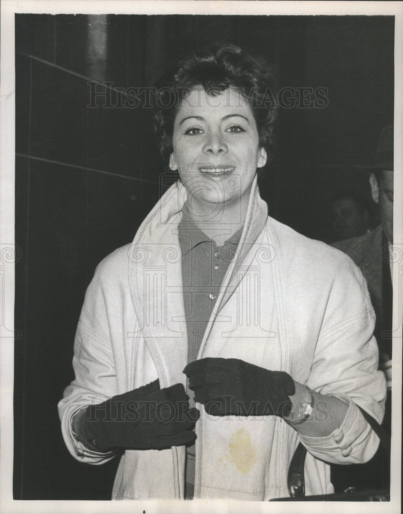 1959 Press Photo Singer Eileen Rogers Appearing In the Broadway hit &quot;Fiorello&quot; - Historic Images