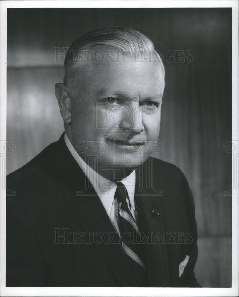 1985 Press Photo Walker L. Cisler, Chairman Detroit Edison Co. - Historic Images